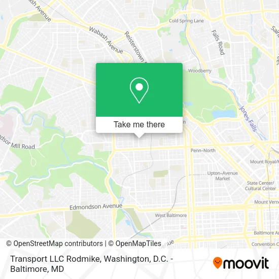 Mapa de Transport LLC Rodmike