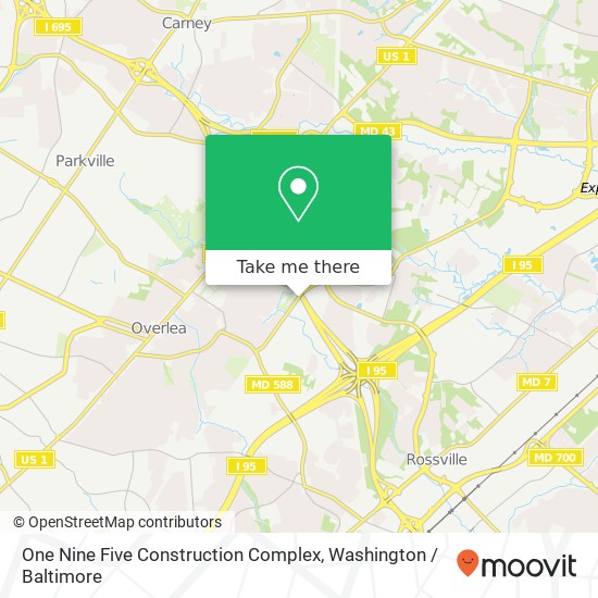 Mapa de One Nine Five Construction Complex