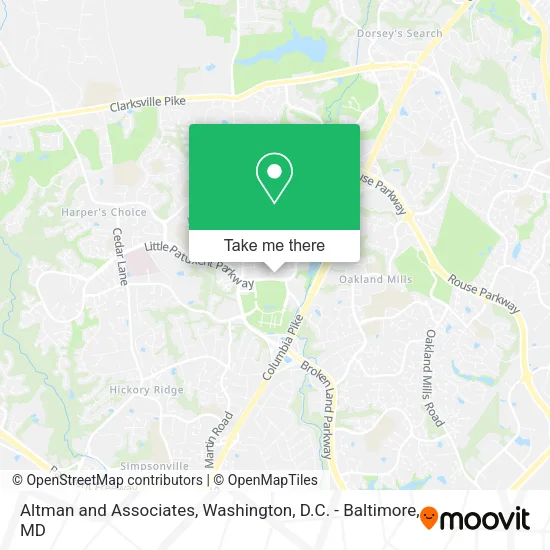 Altman and Associates map