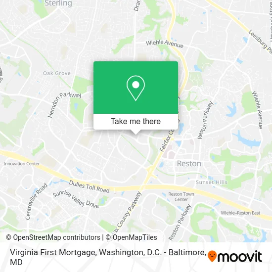 Virginia First Mortgage map
