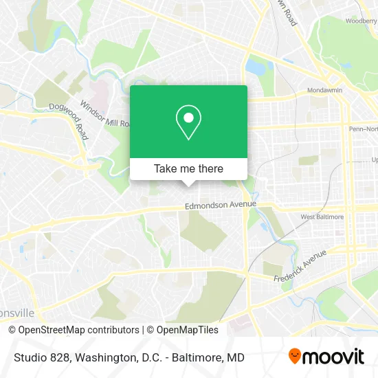 Studio 828 map