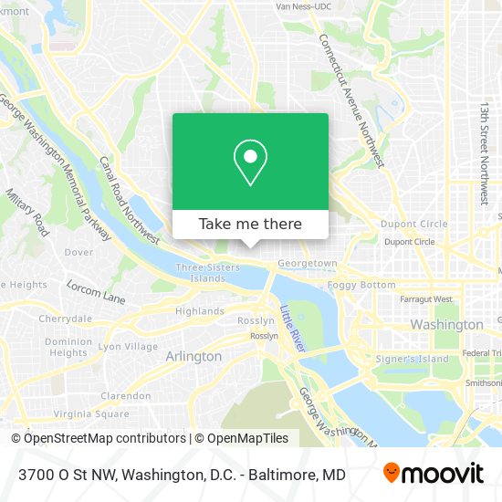 3700 O St NW map
