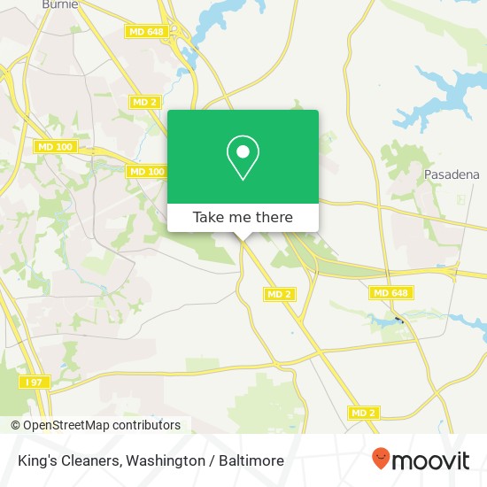 Mapa de King's Cleaners, 8101 Jumpers Hole Rd