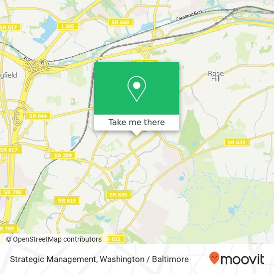 Mapa de Strategic Management, 5911 Kingstowne Village Pkwy