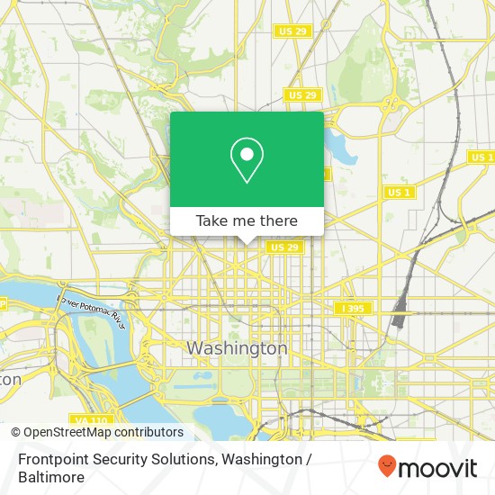 Mapa de Frontpoint Security Solutions, 1515 15th St NW