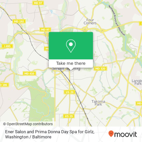 Mapa de Ener Salon and Prima Donna Day Spa for Girlz
