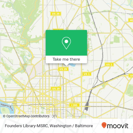 Mapa de Founders Library-MSRC