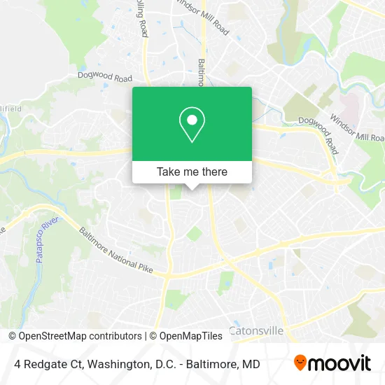4 Redgate Ct map