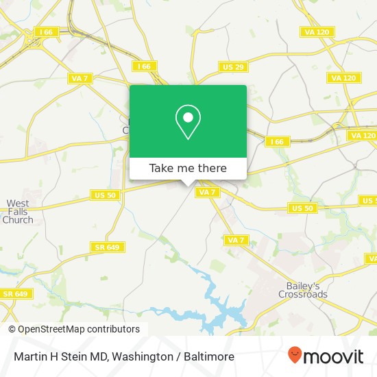Mapa de Martin H Stein MD, 2960 Sleepy Hollow Rd