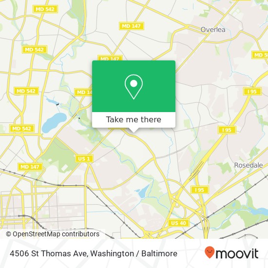 4506 St Thomas Ave, Baltimore, MD 21206 map