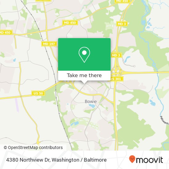 4380 Northview Dr, Bowie, MD 20716 map