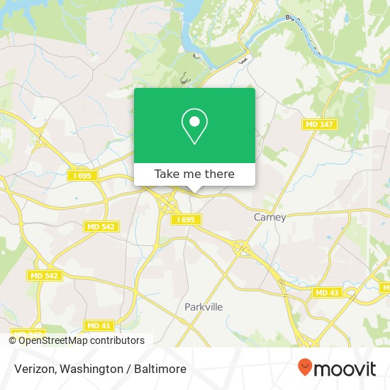 Verizon, 2032 E Joppa Rd map