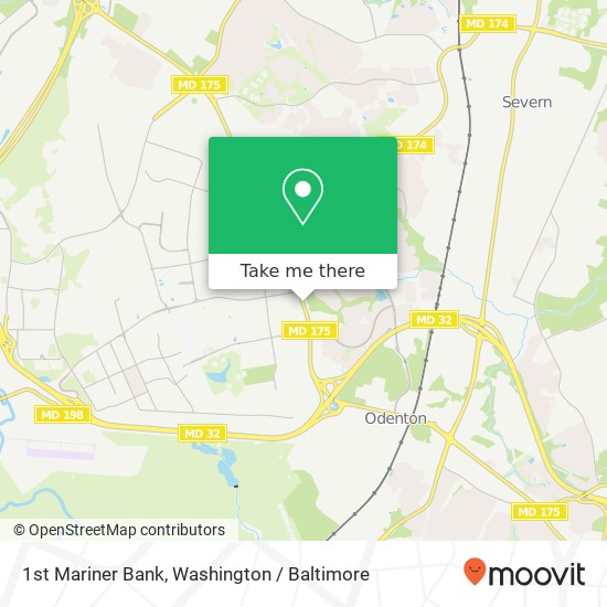 Mapa de 1st Mariner Bank, 1600 Annapolis Rd