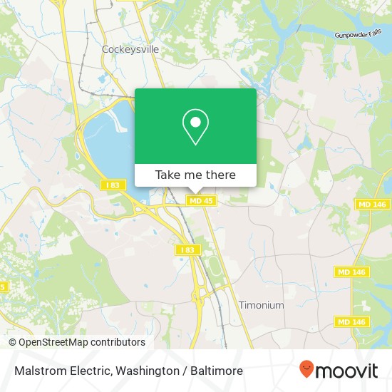 Mapa de Malstrom Electric, 18 Old Padonia Rd