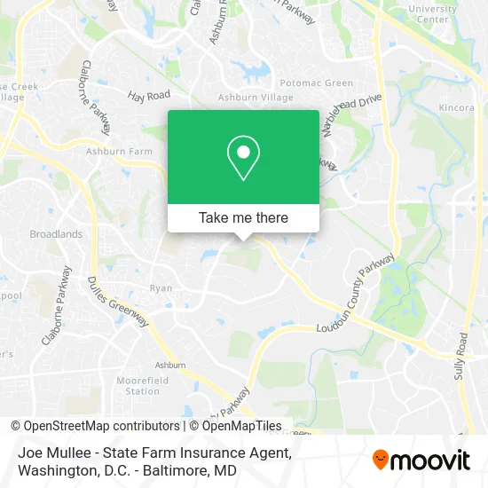 Joe Mullee - State Farm Insurance Agent map