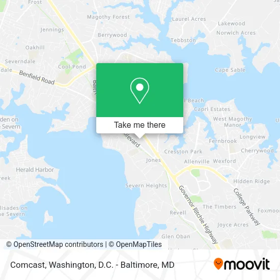 Comcast map