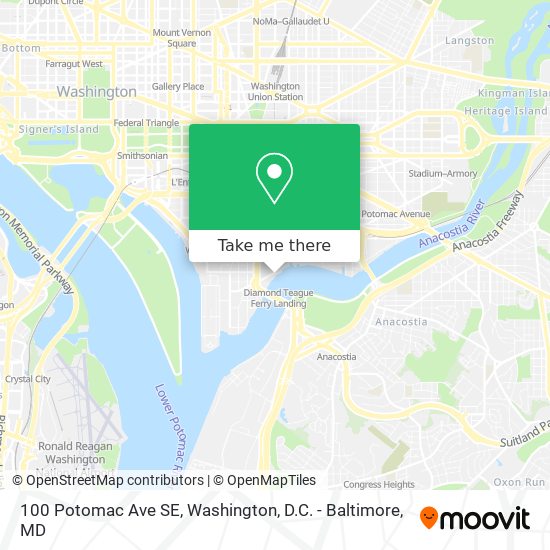 100 Potomac Ave SE map