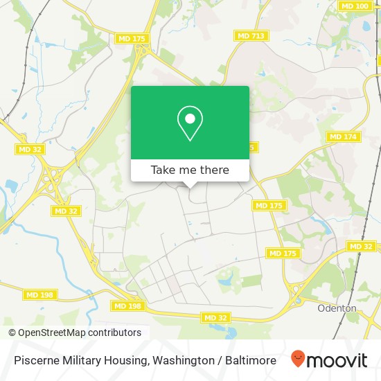 Mapa de Piscerne Military Housing, 4933 Hayden Dr