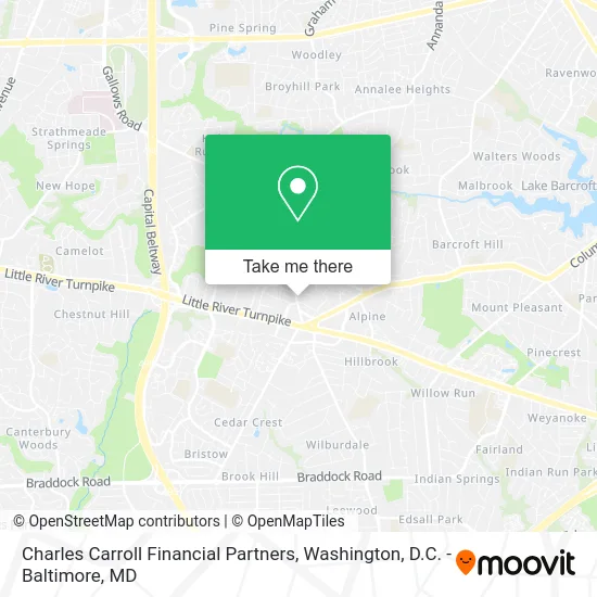 Charles Carroll Financial Partners map