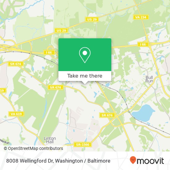 8008 Wellingford Dr, Manassas, VA 20109 map