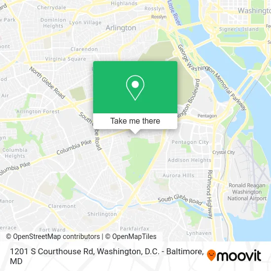 1201 S Courthouse Rd map
