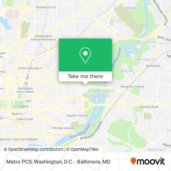 Metro PCS map