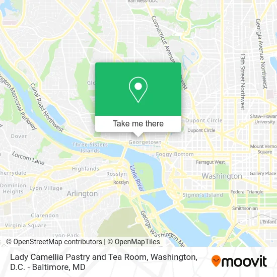 Lady Camellia Pastry and Tea Room map