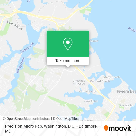 Mapa de Precision Micro Fab