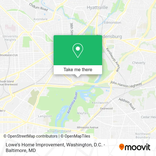 Mapa de Lowe's Home Improvement