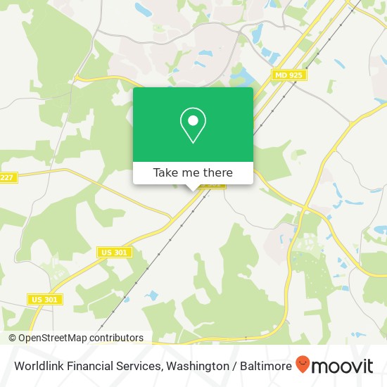 Mapa de Worldlink Financial Services, 10515 Theodore Green Blvd