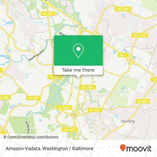 Mapa de Amazon-Vadata, 45360 Severn Way