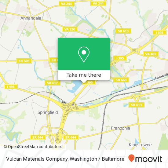 Mapa de Vulcan Materials Company, 5533 Industrial Dr