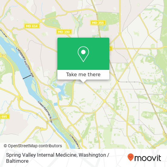 Spring Valley Internal Medicine, 4910 Massachusetts Ave NW map