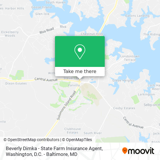 Mapa de Beverly Dimka - State Farm Insurance Agent
