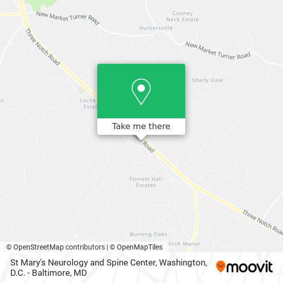 St Mary's Neurology and Spine Center map