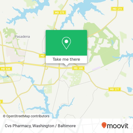 Mapa de Cvs Pharmacy, 28 Magothy Beach Rd