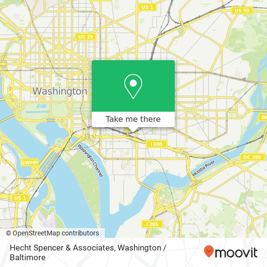 Mapa de Hecht Spencer & Associates, 499 S Capitol St SW