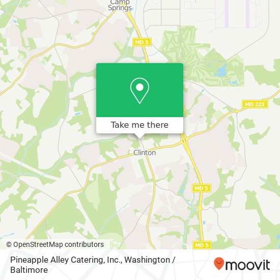 Pineapple Alley Catering, Inc. map