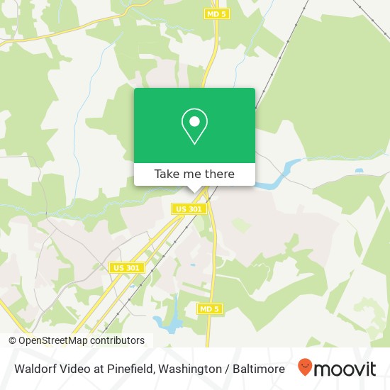 Waldorf Video at Pinefield, 12528 Mattawoman Dr map