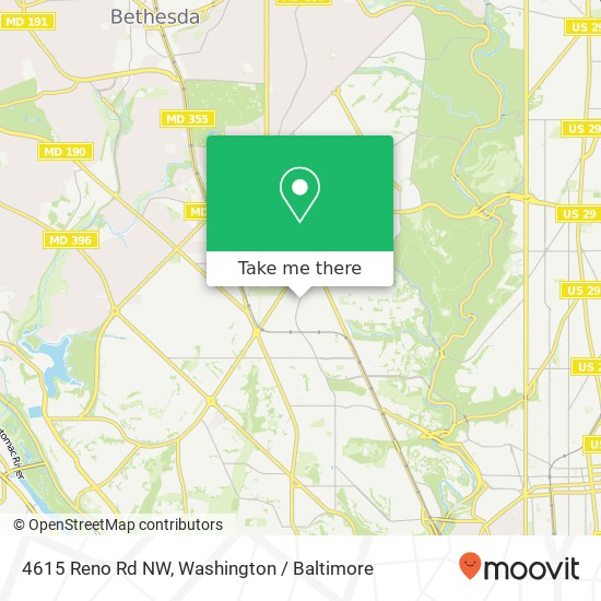 4615 Reno Rd NW, Washington, DC 20008 map