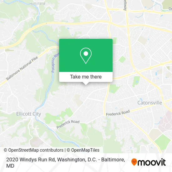 2020 Windys Run Rd map