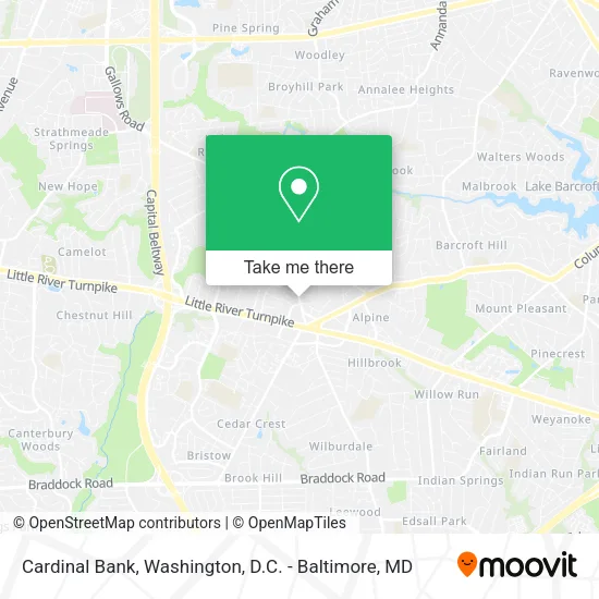 Cardinal Bank map