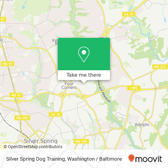 Silver Spring Dog Training, St Lawrence Dr map