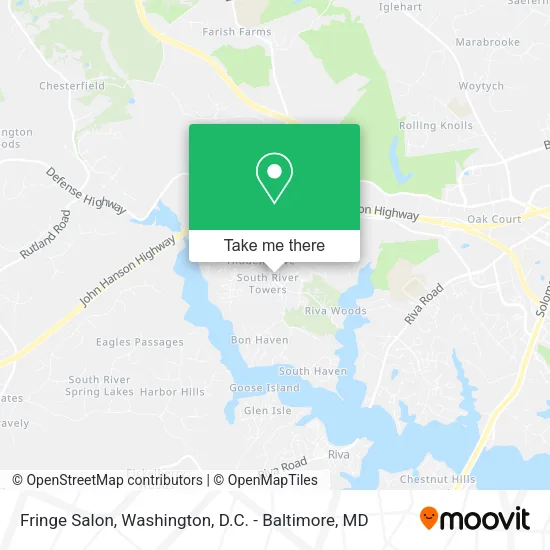 Fringe Salon, 801 Compass Way map