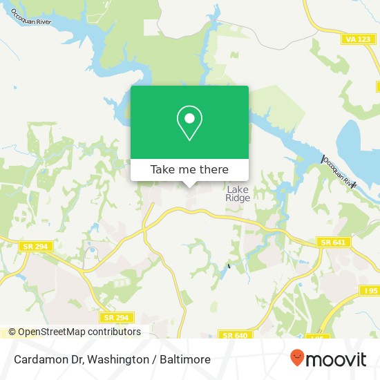Cardamon Dr, Woodbridge, VA 22192 map