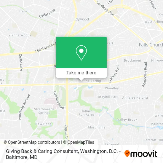 Giving Back & Caring Consultant map