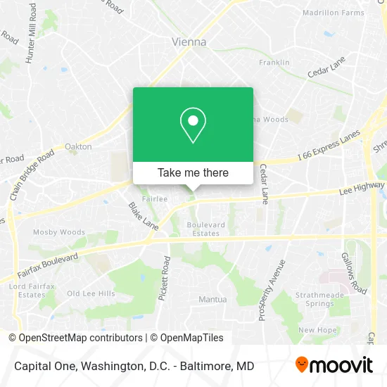 Capital One map