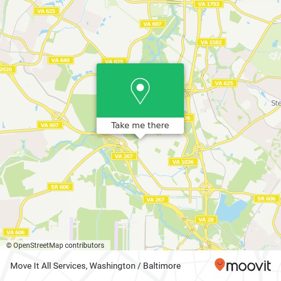 Mapa de Move It All Services, 22611 Markey Ct