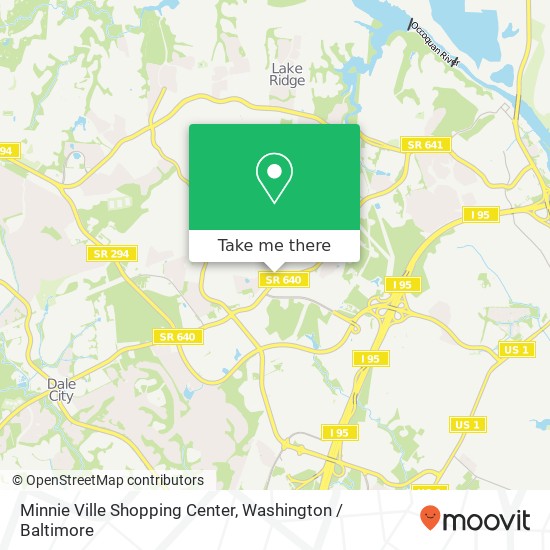 Mapa de Minnie Ville Shopping Center
