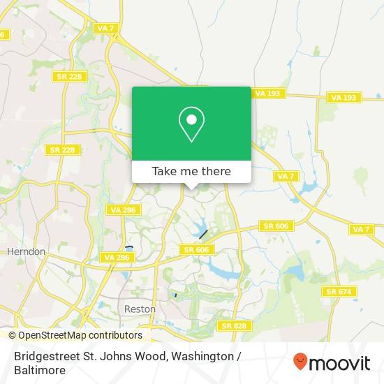 Bridgestreet St. Johns Wood, 11555 Olde Tiverton Cir map